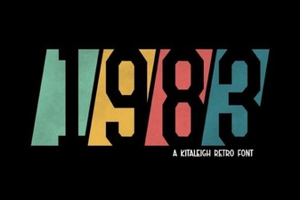 Classic 1983 Font for Modern Digital Design