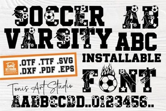 Ab Soccer Font: Design & Diy Jersey Ideas