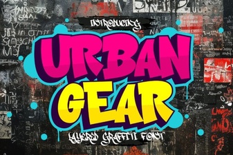 Urban Gear Font: Design Style for Modern Projects