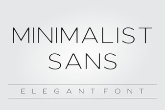 Minimalist Sans Fonts for Clean Design Projects