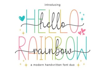 Hello Rainbow Duo Font: Pairing Ideas & Creative Uses