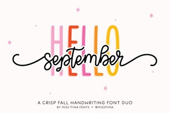 Hello September Duo Font: Design Ideas & Tips