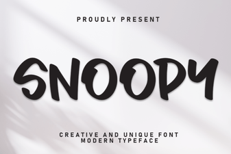Free & Creative Snoopy Fonts for Fun Projects