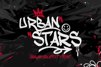 Urban Stars Font for Modern Street Style Projects